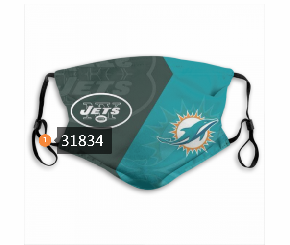 NFL Miami Dolphins 1192020 Dust mask with filter